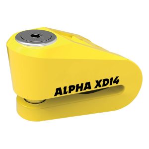 Oxford Alpha XD14 Disc Lock 14mm Pin Yellow