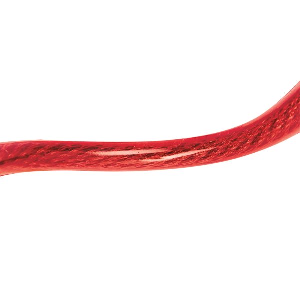 Oxford Bumper 6mm x 600mm Red Cable Lock