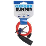 Oxford Bumper 6mm x 600mm Red Cable Lock