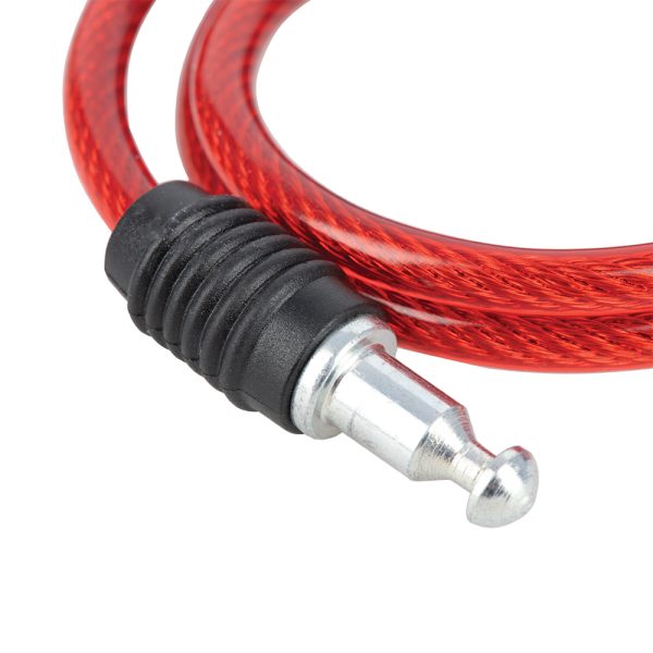 Oxford Bumper 6mm x 600mm Red Cable Lock
