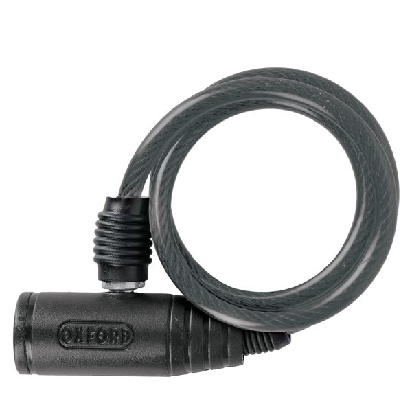 Oxford Bumper 6mm x 600mm Smoke Cable Lock