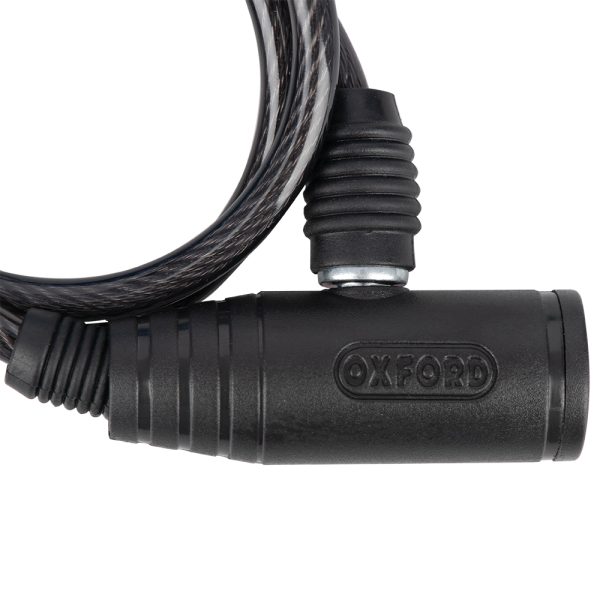 Oxford Bumper 6mm x 600mm Smoke Cable Lock