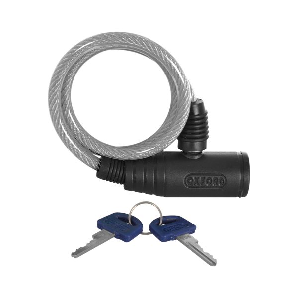 Oxford Bumper 6mm x 600mm Clear Cable Lock