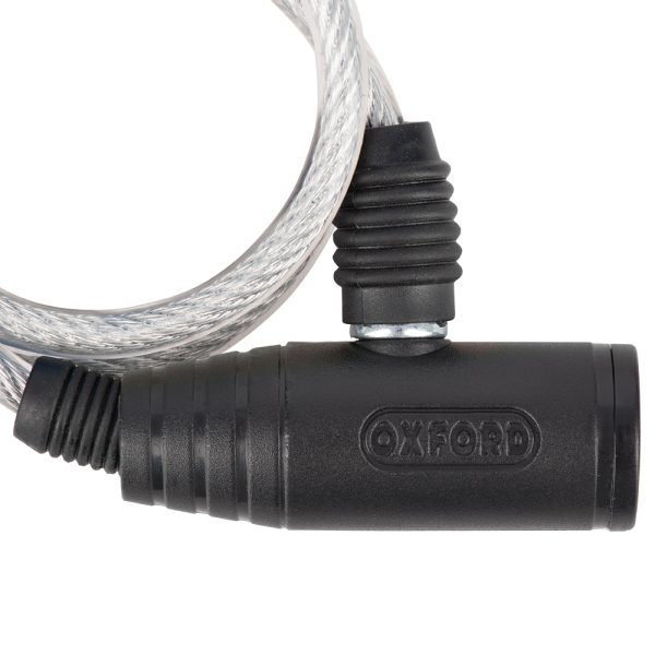 Oxford Bumper 6mm x 600mm Clear Cable Lock