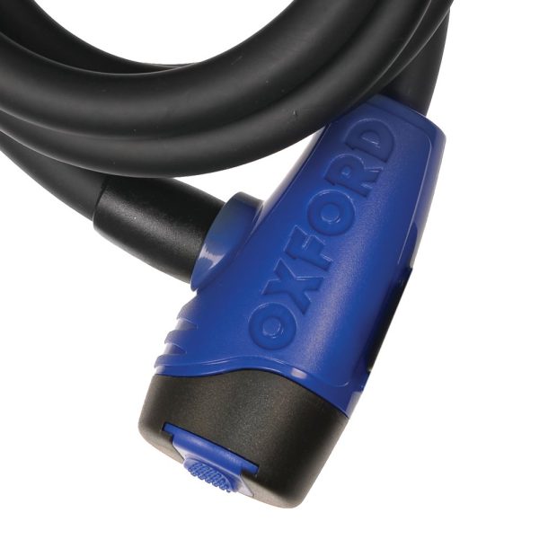 Oxford Cable12 12mm x 1800mm Smoke Cable Lock