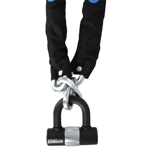 Oxford Chain10 Chain Lock & Mini Shackle 10mm x 1400mm