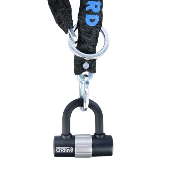 Oxford Chain8 Chain Lock & Mini Shackle 8mm x 1m