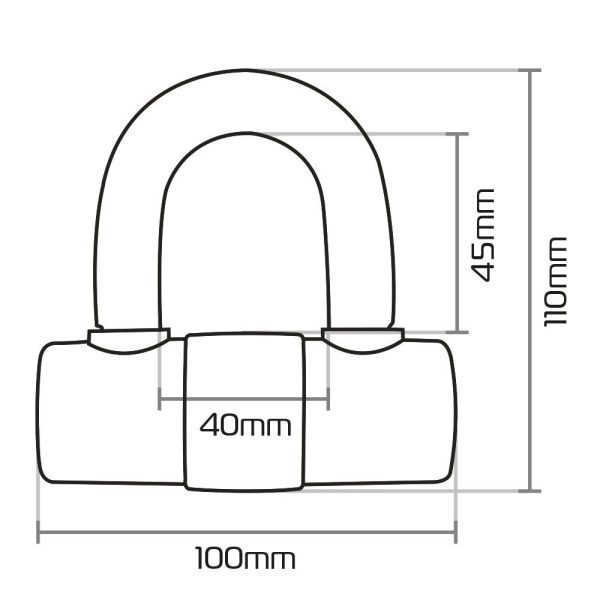 Oxford HD Max Black Disc Lock