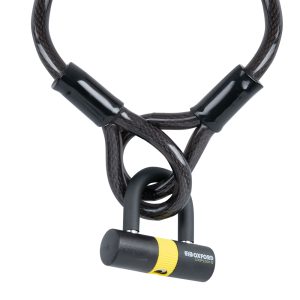 Oxford Loop Lock15 Cable Lock + Mini Shackle 15mm x 2m