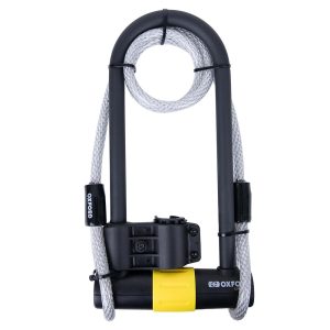 Oxford Magnum Duo 170x315mm U-lock with Bracket & Cable