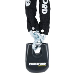 Oxford Monster 12mm x 1.5m Square Chain & Padlock
