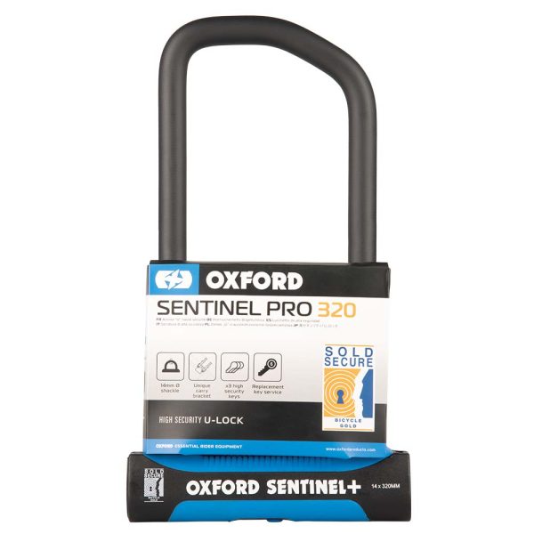 Oxford Sentinel Pro 320mm x 177mm U-Lock