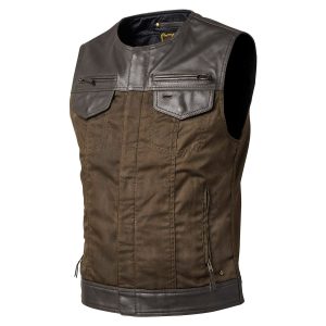 Roland Sands Temple 74 Vest Dark Brown/Ranger