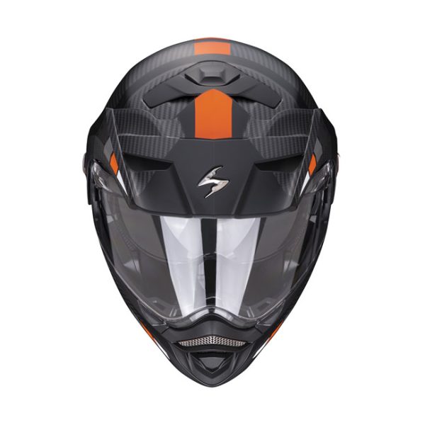 Scorpion ADX-2 Camino Helmet Matt Black/Silver/Orange