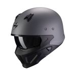 Scorpion Covert X Solid Helmet Matt Cement Grey