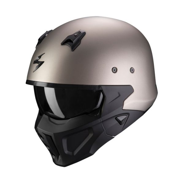 Scorpion Covert X Solid Helmet Matt Titanium