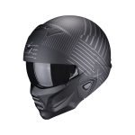 Scorpion EXO-Combat II Helmet Matt Black/Silver