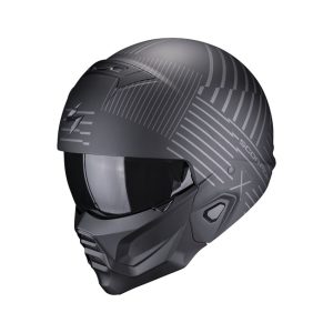 Scorpion EXO-Combat II Helmet Matt Black/Silver