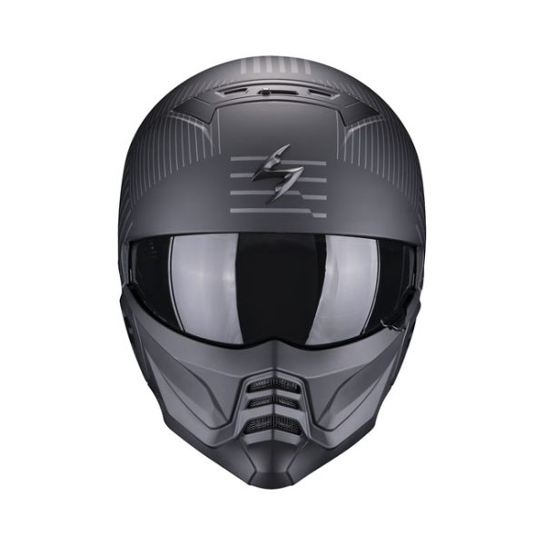 Scorpion EXO-Combat II Helmet Matt Black/Silver