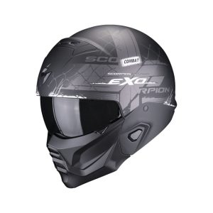 Scorpion EXO-Combat II Helmet Matt Black/White