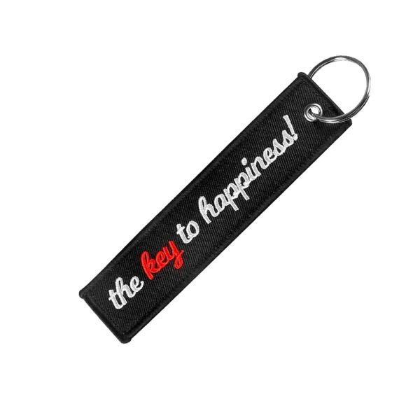 The Key To Happiness Key Tag