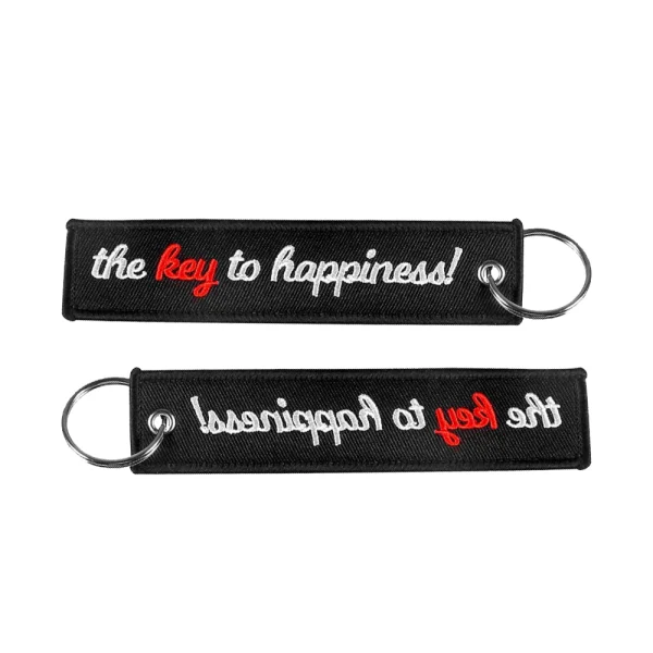 The Key To Happiness Key Tag