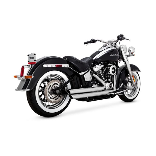 Thorcat V&H Big Shots 2-2 Exhaust Chrome 18-20 Softail 107/114