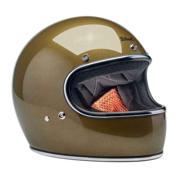 Biltwell Gringo Helmet Ugly Gold Metallic