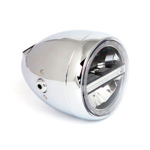Daytona Neo Vintage LED Headlamp Chrome