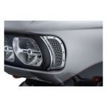 Kuryakyn Mesh Headlamp Vent Accents Chrome