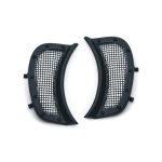 Kuryakyn Mesh Headlamp Vent Accents Satin Black