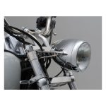 MCS Bracket For 'Vintage' Headlamp 41mm Fork Tubes Polished Stainless Steel