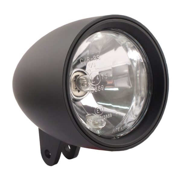 MCS Classic III 4-1/2" Hs1 Headlamp Bottom Mount Black