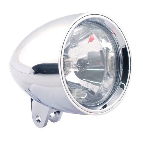 MCS Classic III 4-1/2" Hs1 Headlamp Bottom Mount Chrome