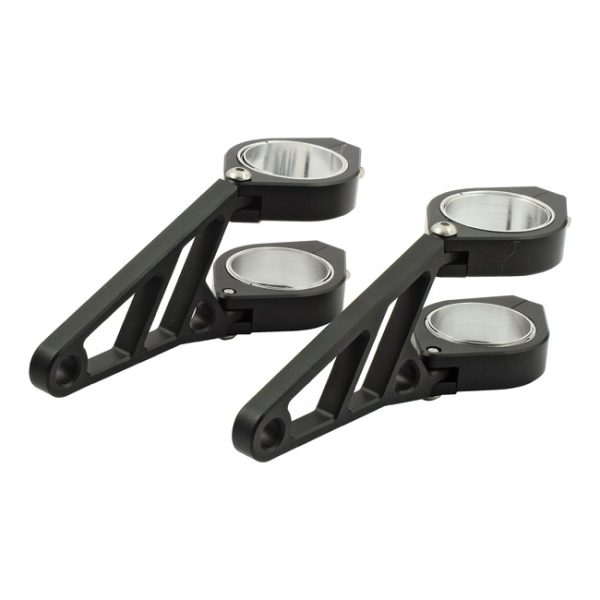 MCS Fingers Adjustable Headlamp Bracket Assembly 38-41mm Black