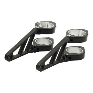 MCS Fingers Adjustable Headlamp Bracket Assembly 42-43mm Black