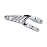 MCS Fingers Adjustable Headlamp Bracket Assembly Long 38-41mm Chrome