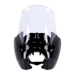 MCS Headlamp Fairing Gloss Black Clear Windshield