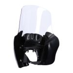 MCS Headlamp Fairing Gloss Black Clear Windshield