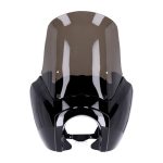 MCS Headlamp Fairing Gloss Black Tinted Windshield