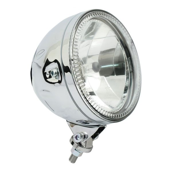 MCS Skyline 5-3/4" H4 Headlamp Bottom Mount Chrome