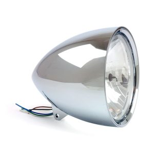 MCS Smoothie 7" Headlamp Without Visor Chrome