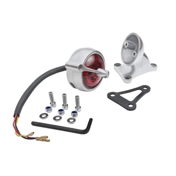 Motone Bel Air Tail Light With Fender Mount Polished