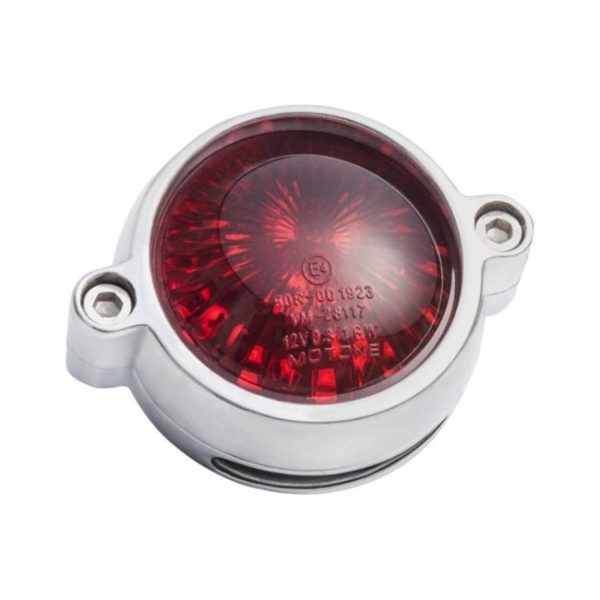 Motone Eldorado Led Tail Light Polished No Bracket ECE