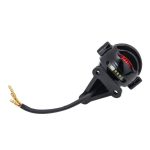 Motone Lecter Tail Light With Fender Mount Black