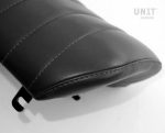 Unit Garage Black Canvas/Leather Seat for BMW K75/K100/K1100