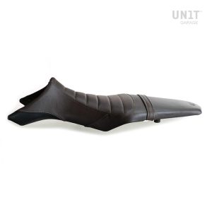 Unit Garage Seat Cover in Brown Leather for Yamaha MT 09, Motoee.com