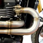 Unit Garage Triumph Scrambler 1200 XC & XE Headpipe Without Catalitic Converter