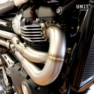 Unit Garage Triumph Scrambler 1200 XC & XE Headpipe Without Catalitic Converter, Motoee.com