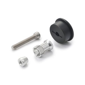 Daytona Bar End Mirror Adaptor Set Black, Motoee.com